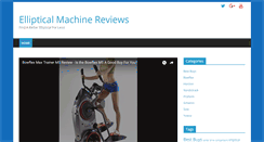 Desktop Screenshot of ellipticalmachine.net